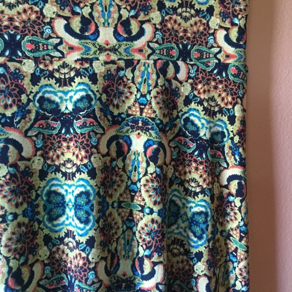 LuLaRoe Dresses & Skirts - Lularoe Psychedelic Maxi Stretch Skirt Sz XXS